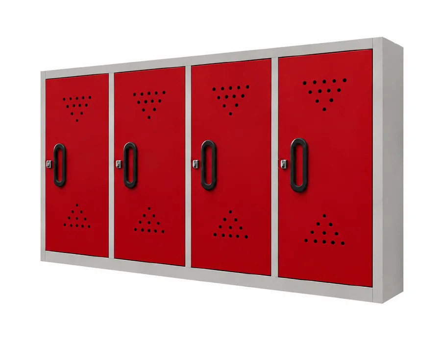 Locker de pared de 4 casillas fabricado por Archimuebles
