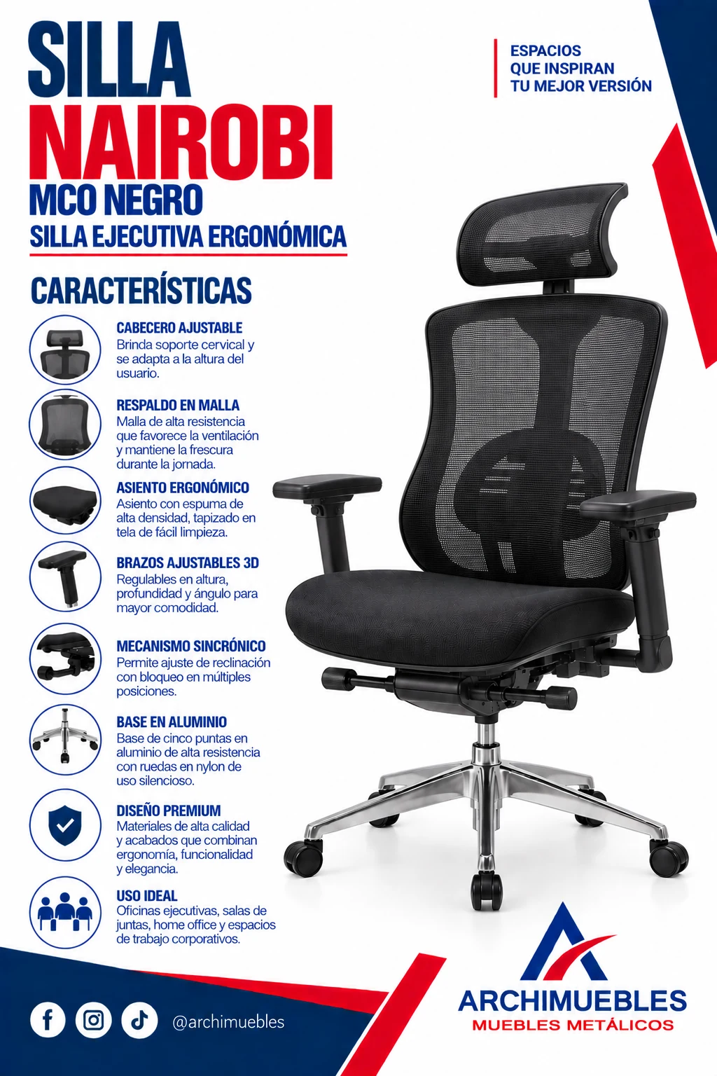 Ficha de Nairobi Archimuebles