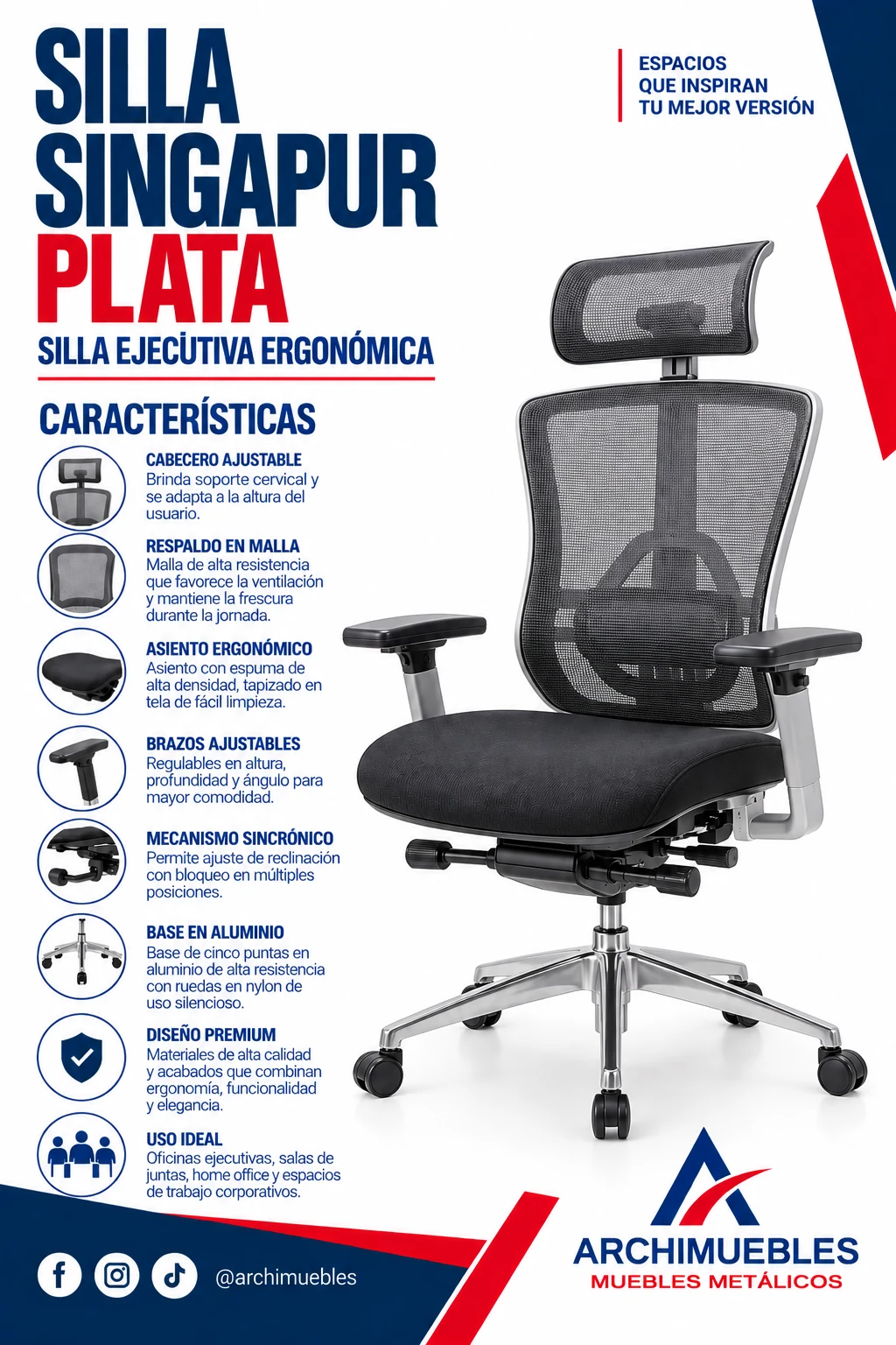 Ficha de Singapur Archimuebles