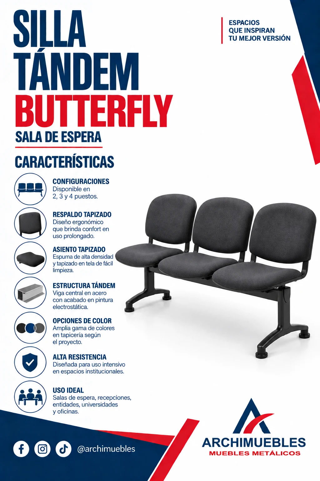 Ficha de Tándem Butterfly Archimuebles