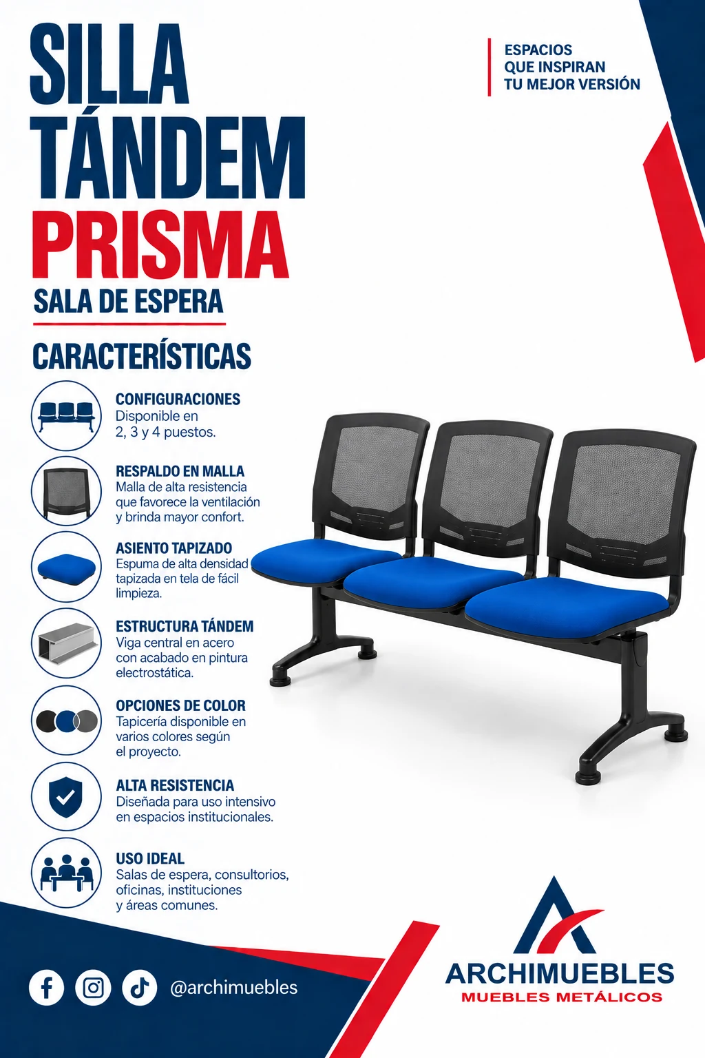 Ficha de Tándem Prisma Archimuebles
