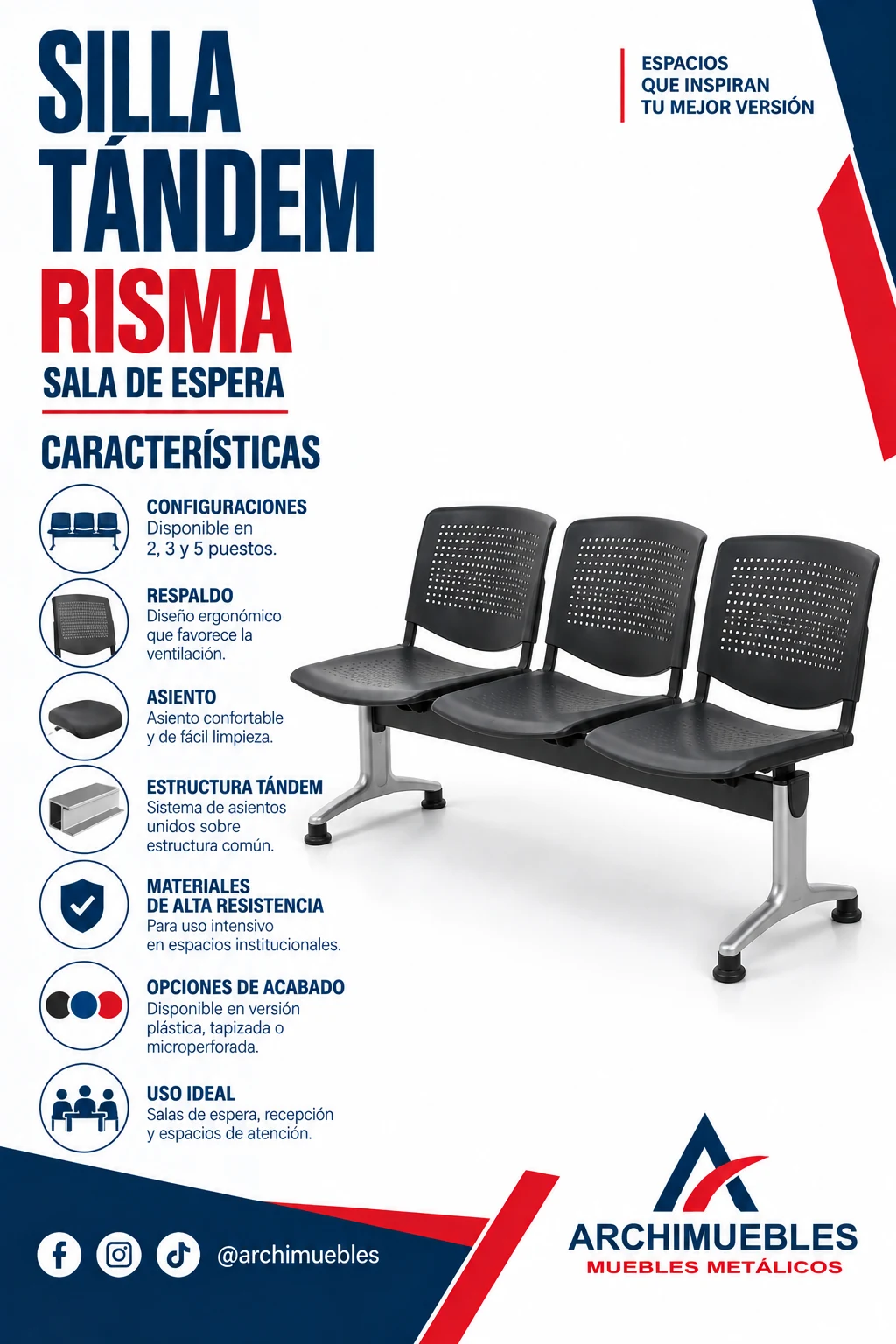 Ficha de Tándem Risma Archimuebles